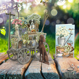 "Goat Cart" - 3D Pop Up Greetings Card