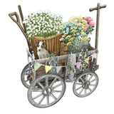 "Goat Cart" - 3D Pop Up Greetings Card