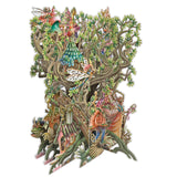 "Fairy House" - 3D Pop Up Greetings Card