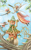 "Fairy House" - 3D Pop Up Greetings Card