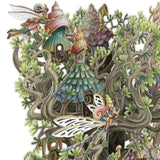 "Fairy House" - 3D Pop Up Greetings Card