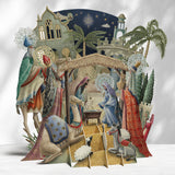 3D Pop Up Christmas Card Nativity XTW024