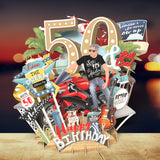 3D Pop Up Card 50 Today TW026