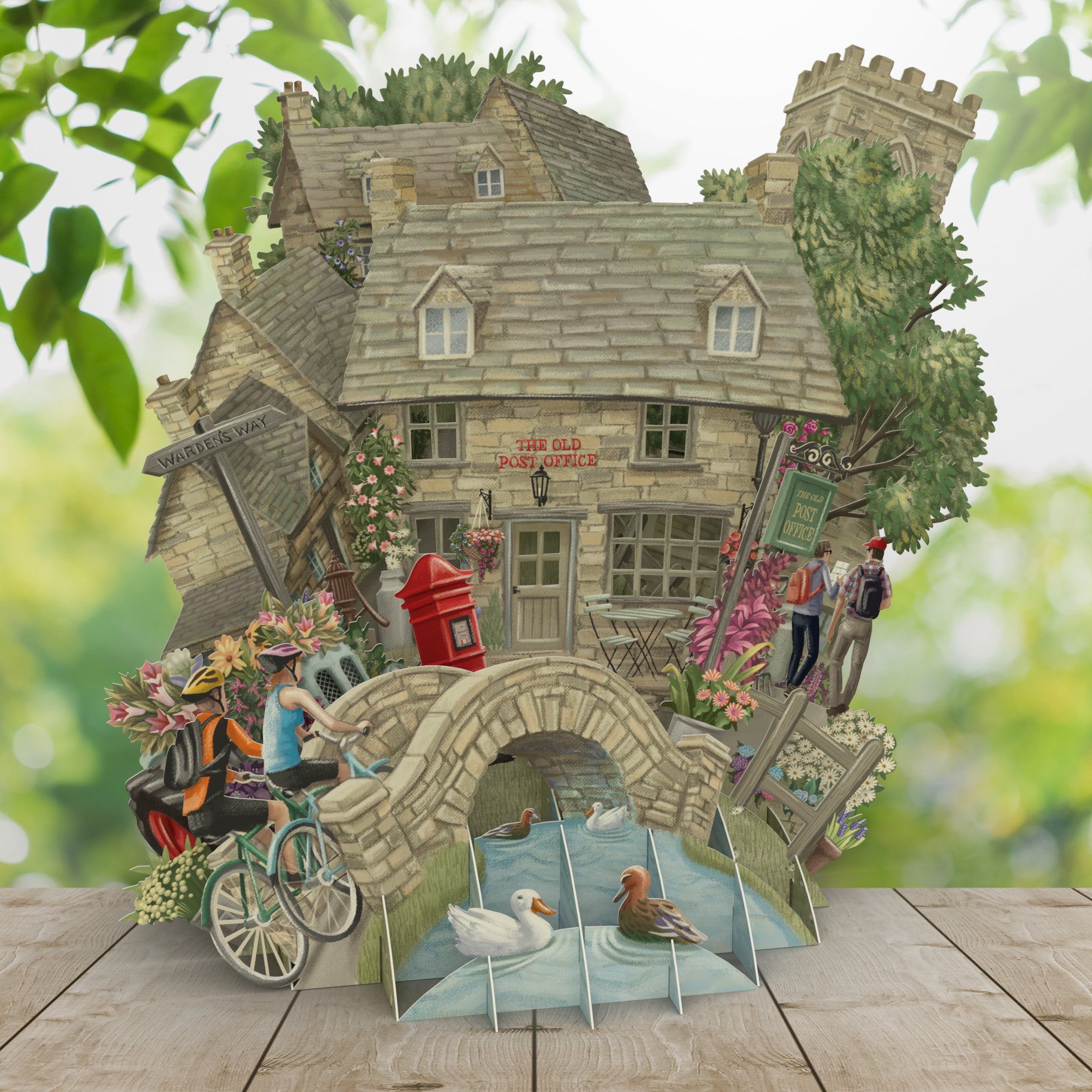 3D pop Up Card The Cotswolds TW021