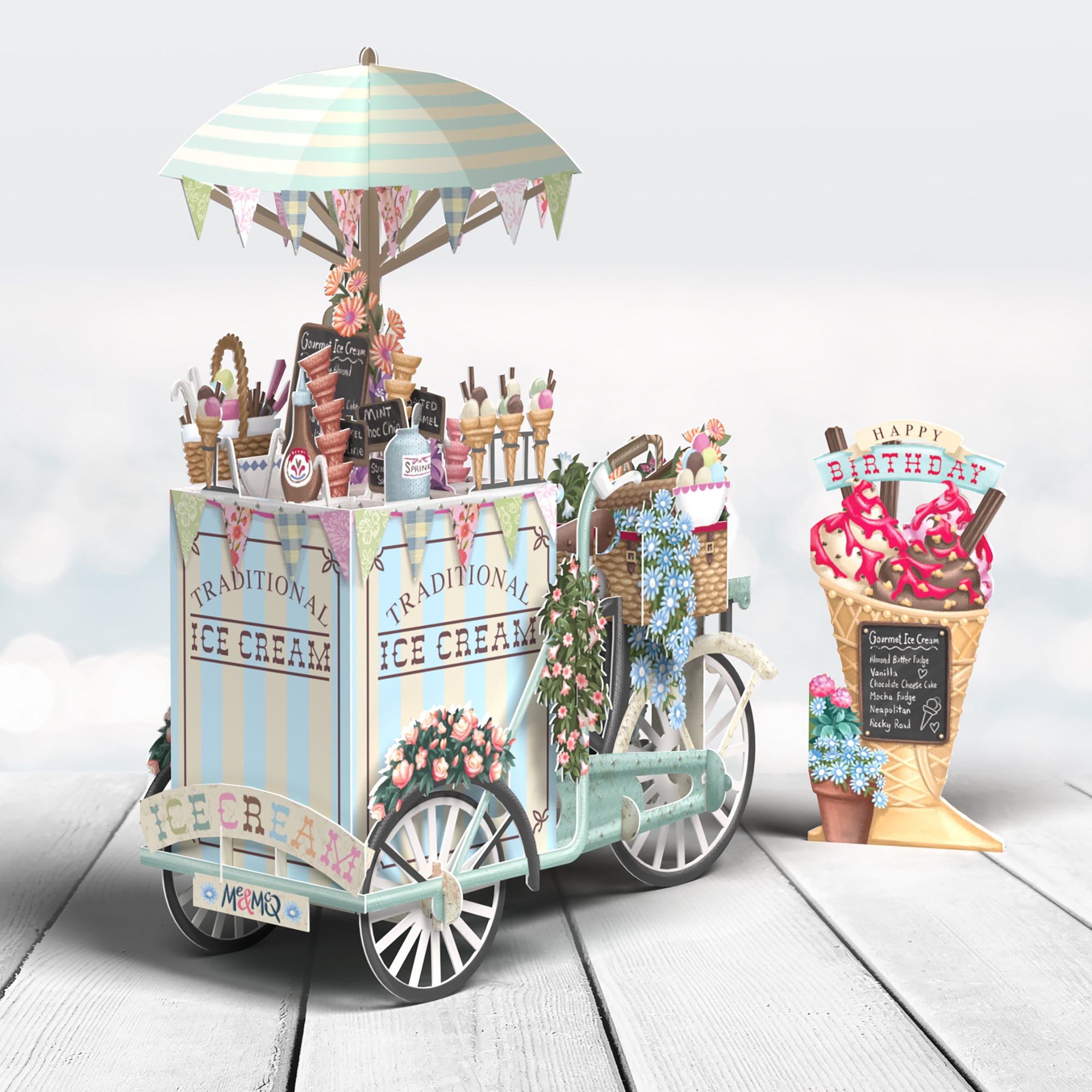 3D Pop Up Ice Cream Vendor 3D014