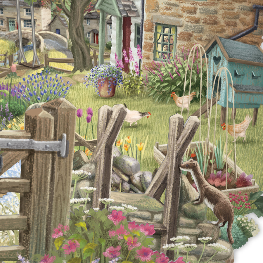 "Countryside" - Top of the World Pop Up Greetings Card