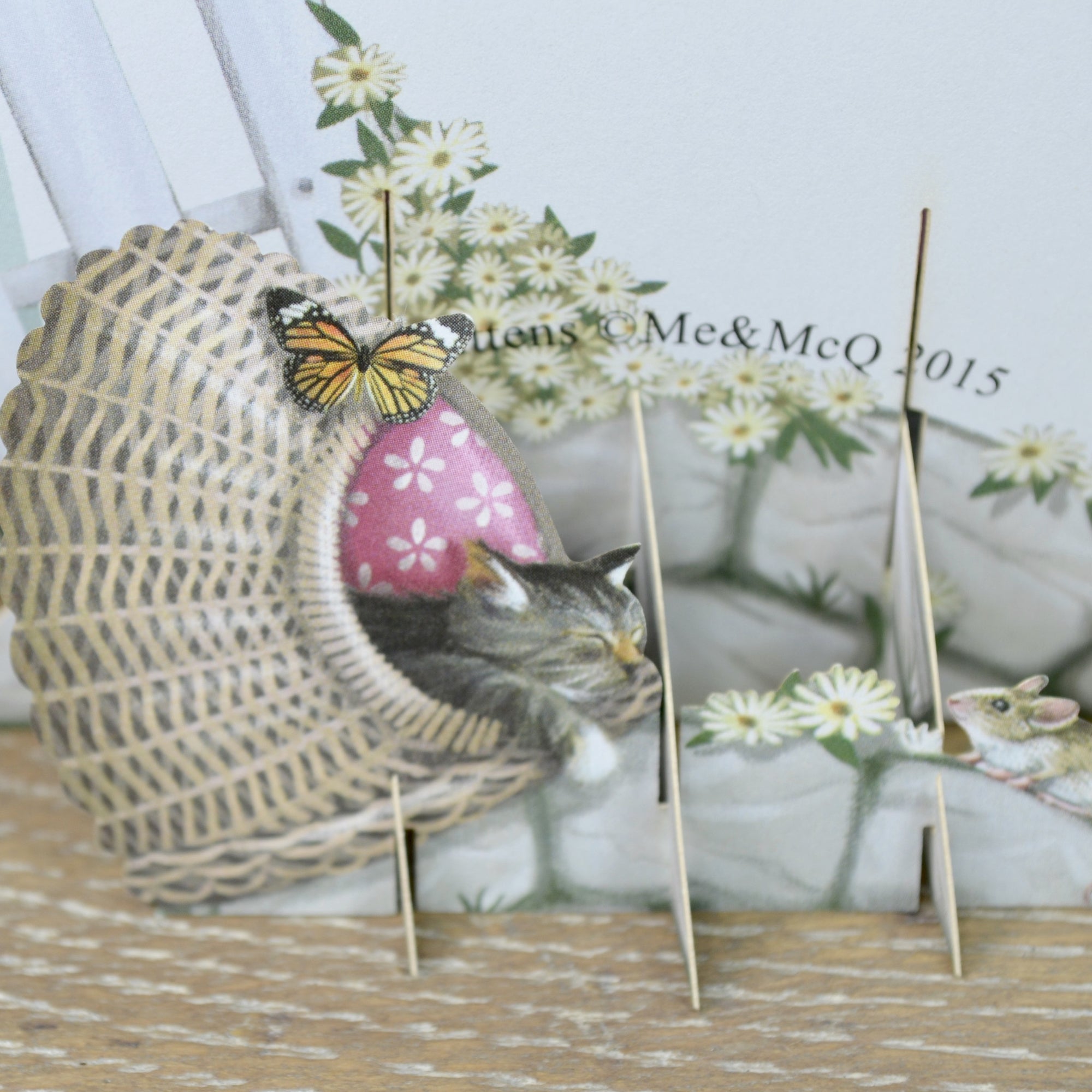 &quot;Kittens&quot; - Top of the World Birthday Pop Up Greetings Card