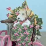 "The Flower Seller's PINK Bicycle" - 3D Pop Up Greetings Card