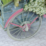 "The Flower Seller's PINK Bicycle" - 3D Pop Up Greetings Card