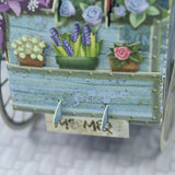 "The Flower Seller's PINK Bicycle" - 3D Pop Up Greetings Card