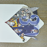 30th Birthday Man - Top of the World Pop Up Greetings Card