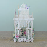 "75 Today Flower Cage" - 3D Pop Up Greetings Card