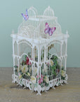"90 Today Flower Cage" - 3D Pop Up Greetings Card