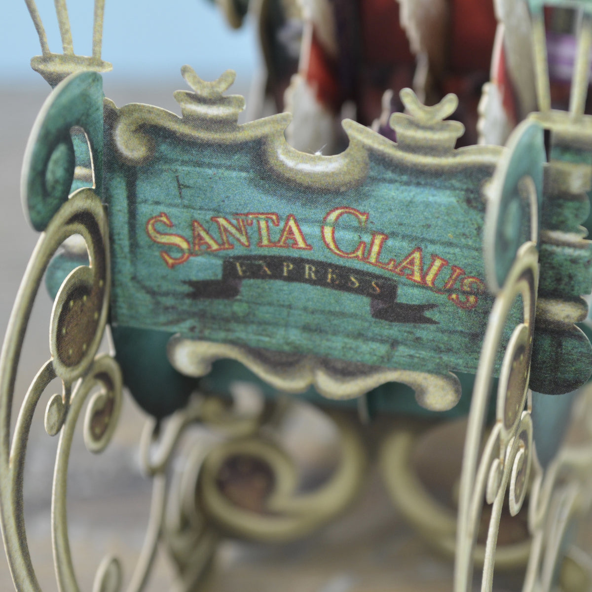 "Santa's Sleigh" - 3D Pop Up Christmas Card