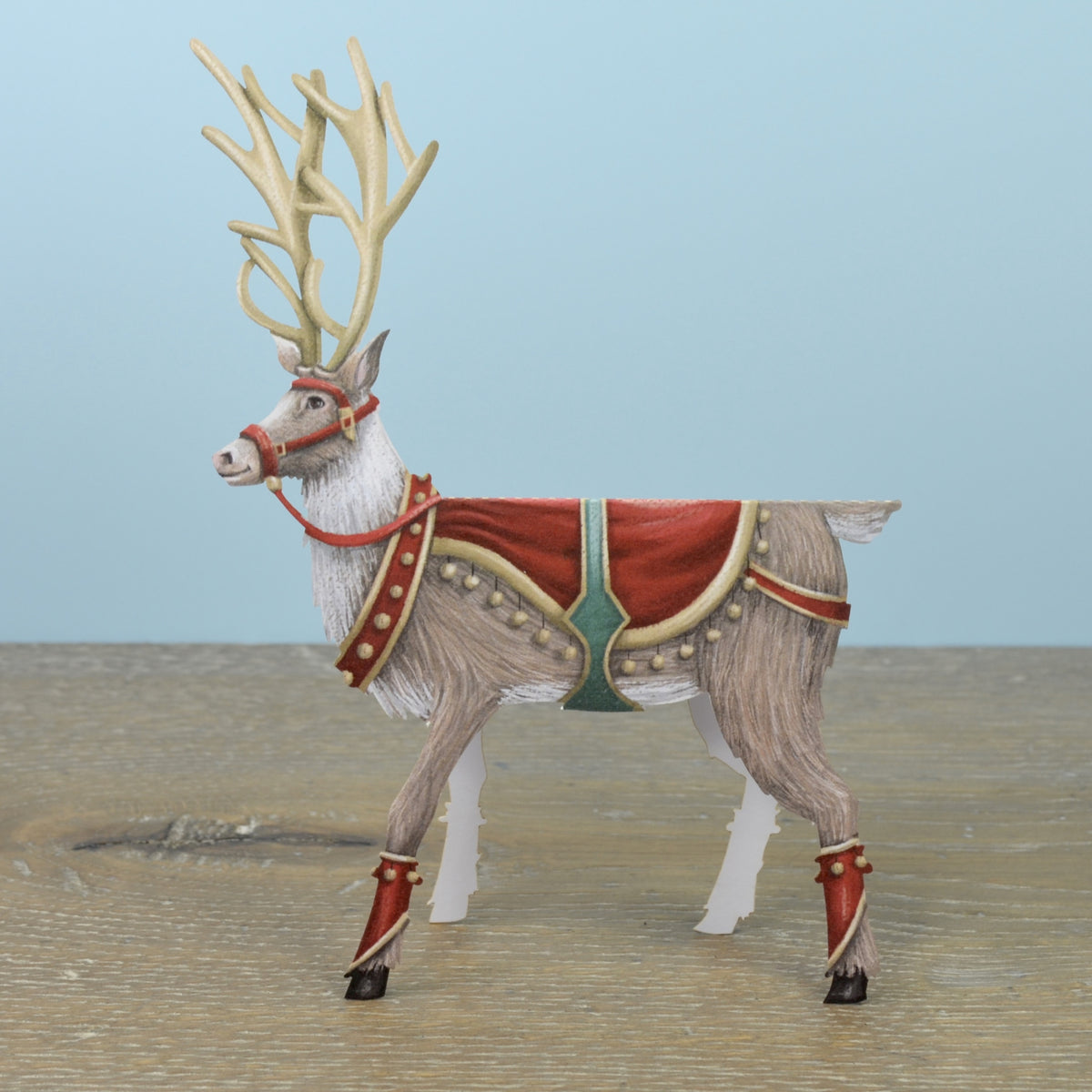 "Santa's Sleigh" - 3D Pop Up Christmas Card