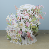 "Wedding" - Top of the World Pop Up Greetings Card