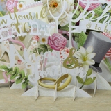 "Wedding" - Top of the World Pop Up Greetings Card