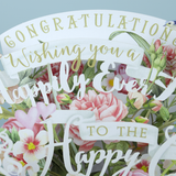 "Wedding" - Top of the World Pop Up Greetings Card