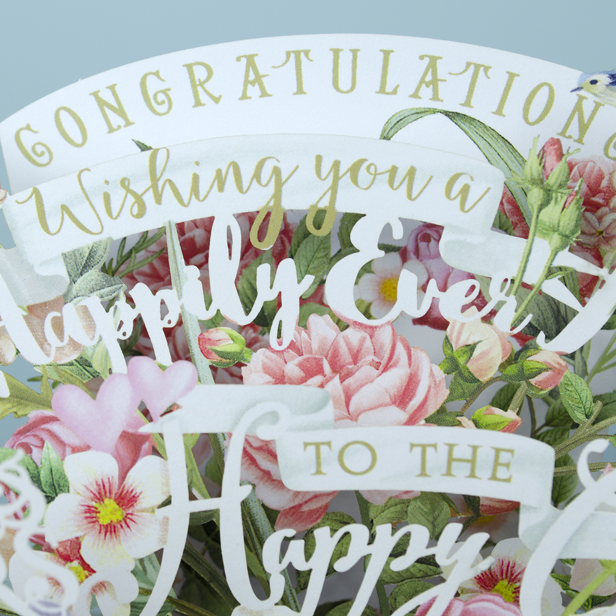 &quot;Wedding&quot; - Top of the World Pop Up Greetings Card