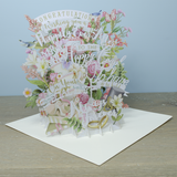 "Wedding" - Top of the World Pop Up Greetings Card