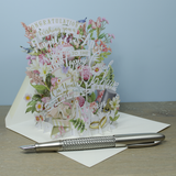 "Wedding" - Top of the World Pop Up Greetings Card