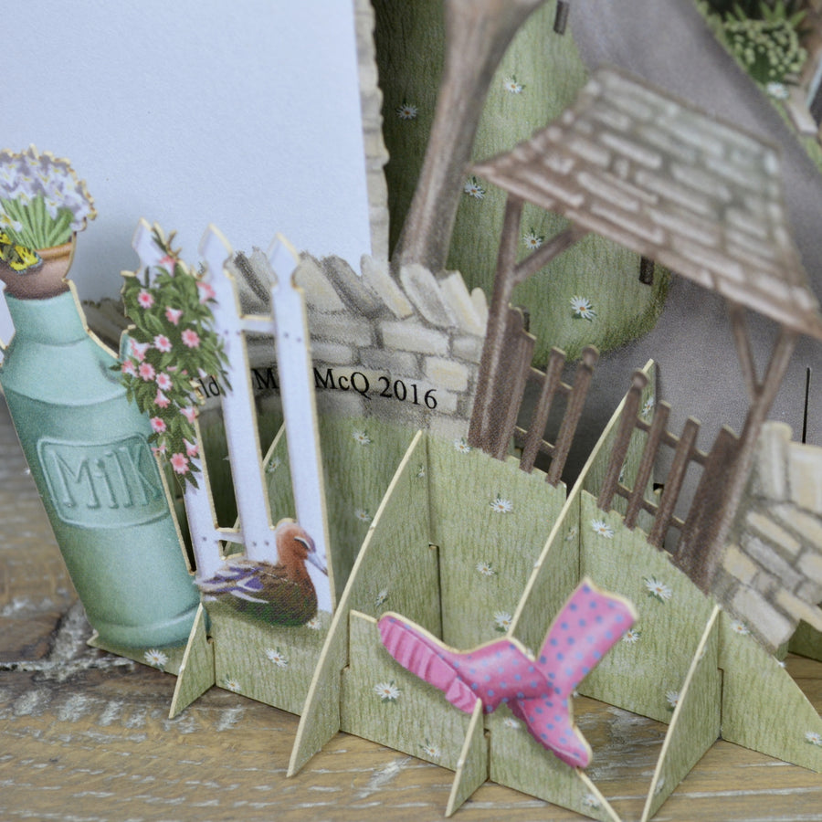 "The Cotswolds" - Top of the World Pop Up Greetings Card