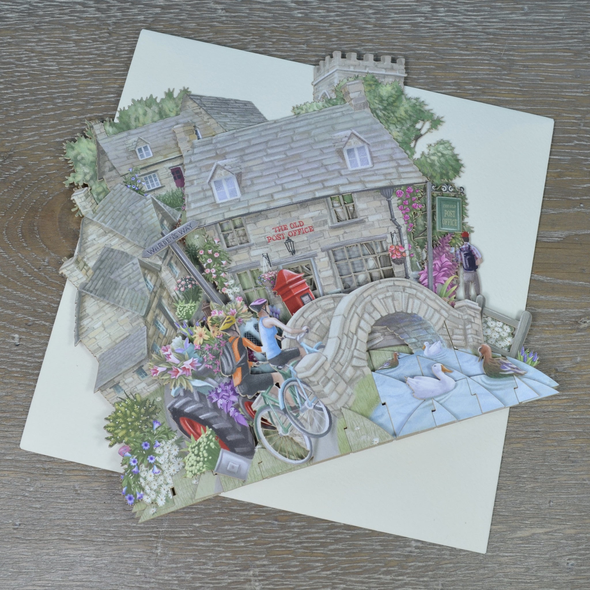 &quot;The Cotswolds&quot; - Top of the World Pop Up Greetings Card