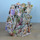 "Happy Birthday" Puppies - Top of the World Pop Up Greetings Card