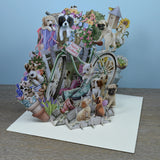 "Happy Birthday" Puppies - Top of the World Pop Up Greetings Card