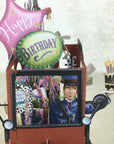 Birthday Postman and the Dog came too - 3D Pop Up Greetings Card