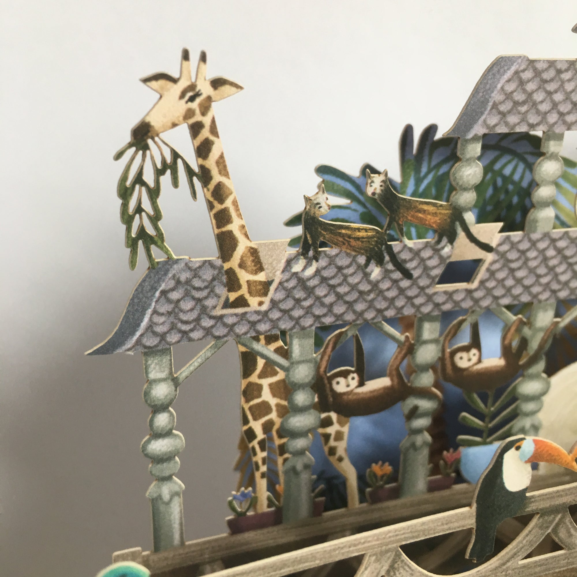&quot;Noah&#39;s Ark&quot; - Top of the World Pop Up Greetings Card