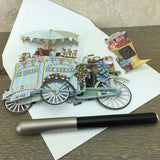 The Ice-cream Vendor - 3D Pop Up Greetings Card