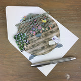 Roses on the Table - 3D Pop Up Greetings Card