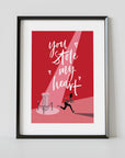 "You Stole My Heart" Art Poster