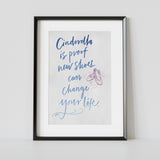"Cinderella's Shoes" Art Poster