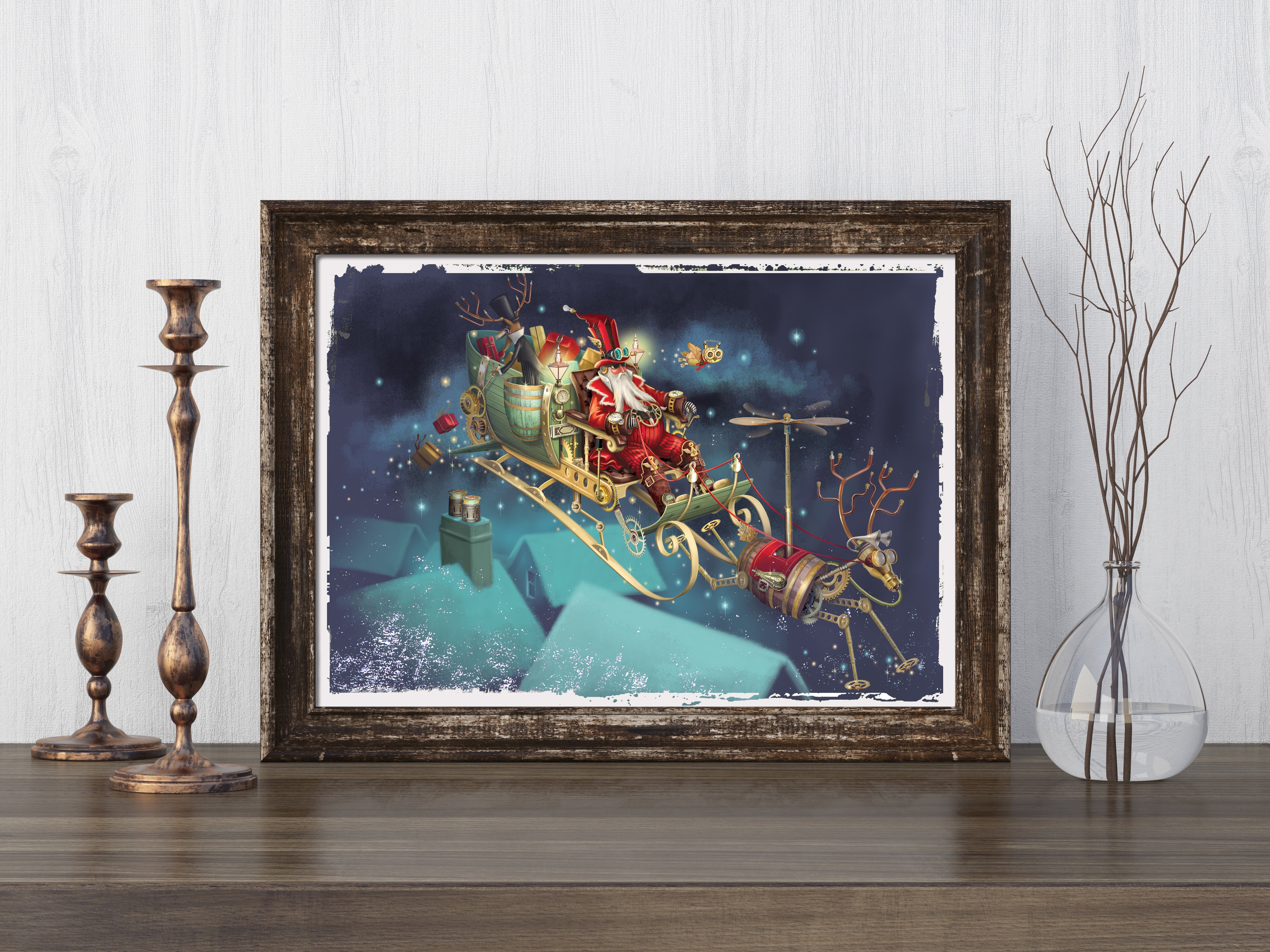 Steampunk Santa&#39;s Sleigh - Reuben McHugh
