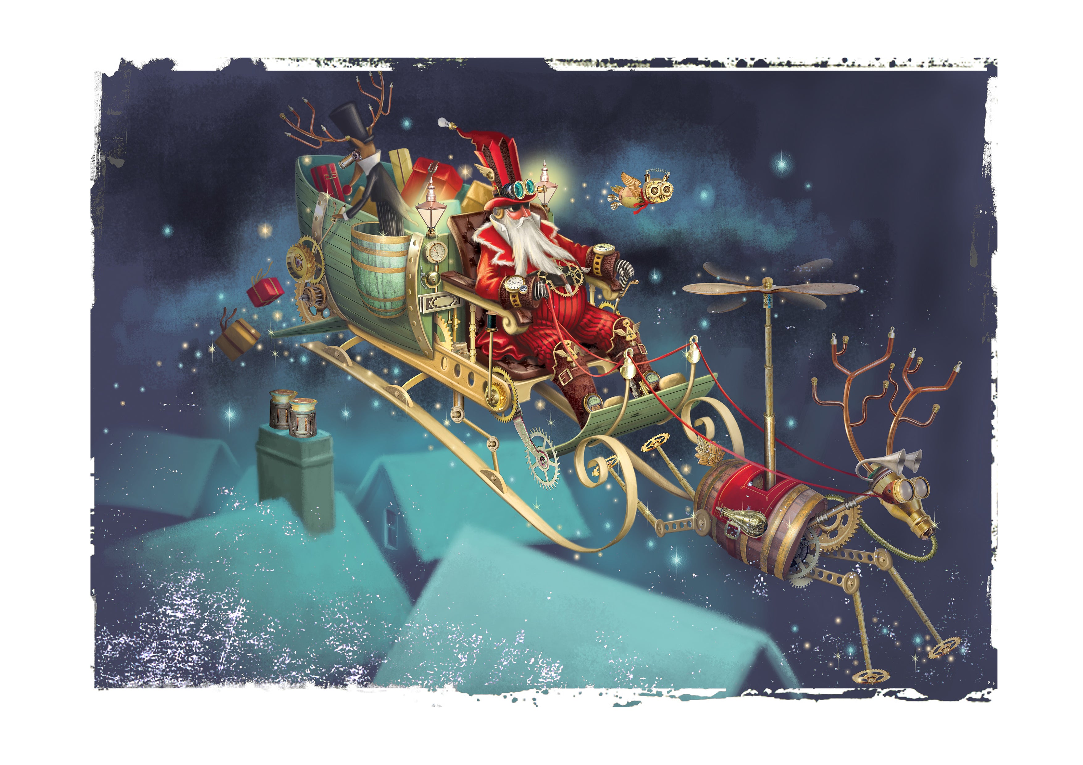 Steampunk Santa&#39;s Sleigh - Reuben McHugh