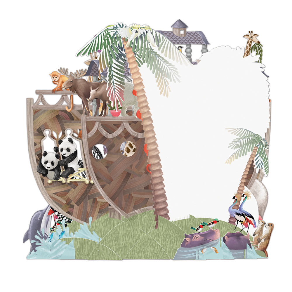 Noah's Ark Pop Up Greetings Card