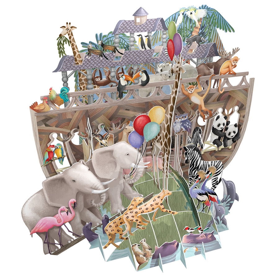 Noah's Ark Pop Up Greetings Card