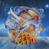 "Planetarium" - Top of the World Pop Up Greetings Card