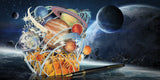 "Planetarium" - Top of the World Pop Up Greetings Card