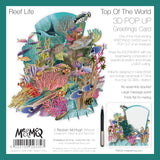 "Coral Reef" - Top of the World Pop Up Greetings Card