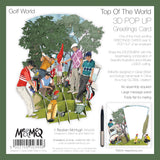 3D Pop Up Golf World Card | Me&McQ