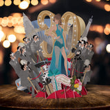 30 Today:  Happy Birthday Special Woman Pop Up Card