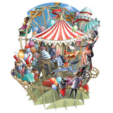 Carousel Capers - Top of the World Pop Up Greetings Card