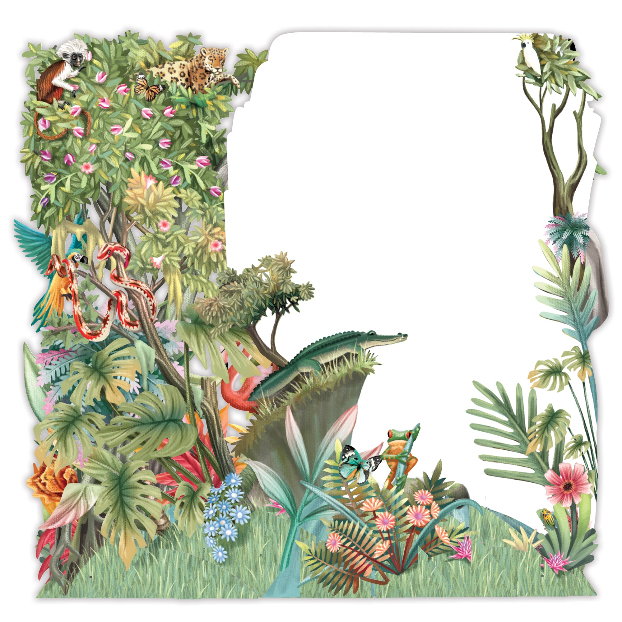 The Jungle - Top of the World Pop Up Greetings Card