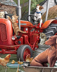 The Farmyard - Top of the World Pop Up Greetings Card