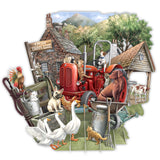 The Farmyard - Top of the World Pop Up Greetings Card
