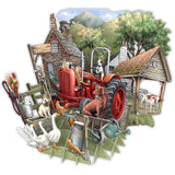 The Farmyard - Top of the World Pop Up Greetings Card