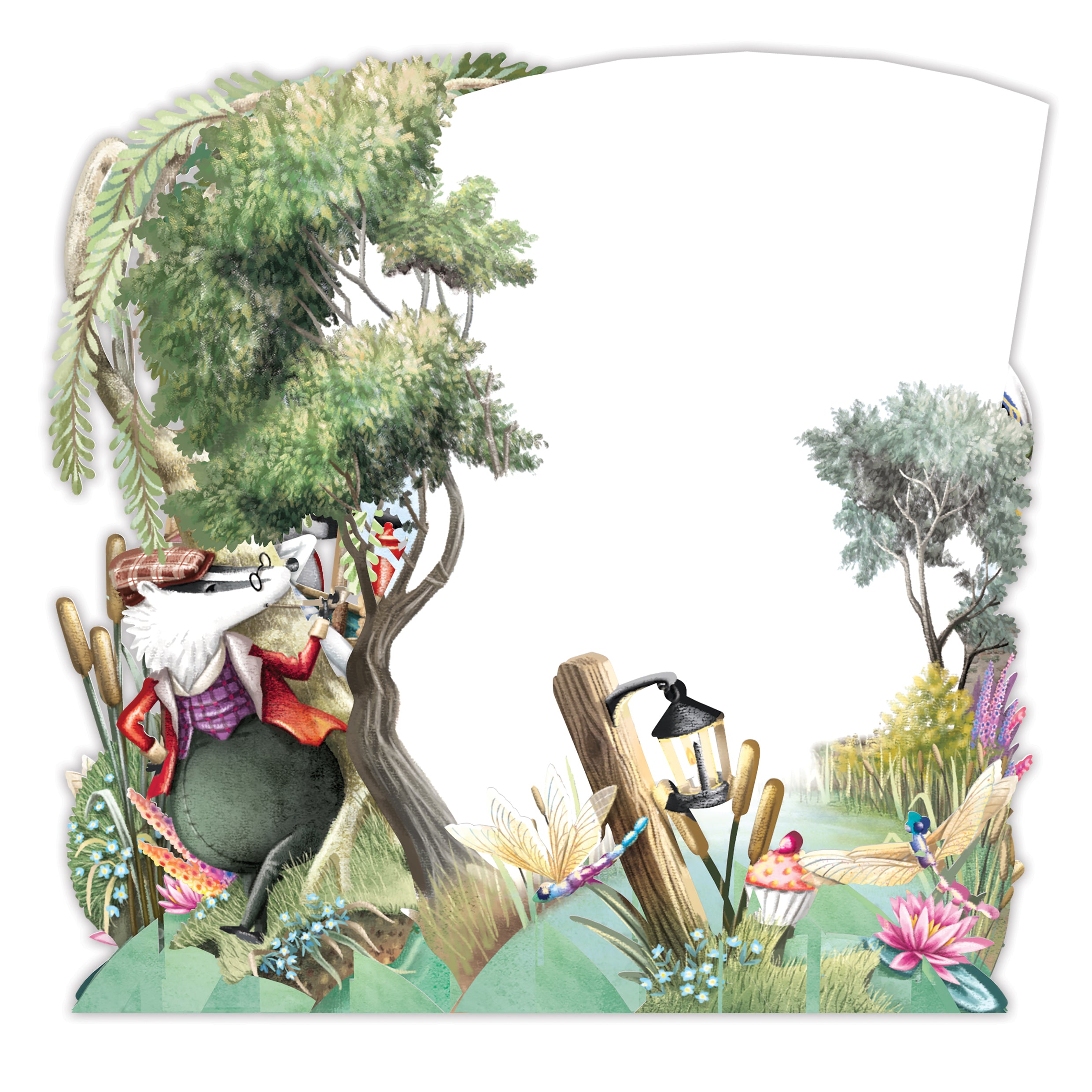 The Riverbank - Top of the World Pop Up Greetings Card